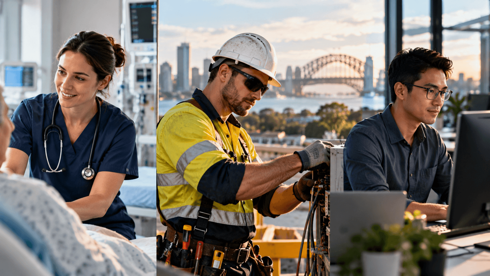Professionals Across a Connected City